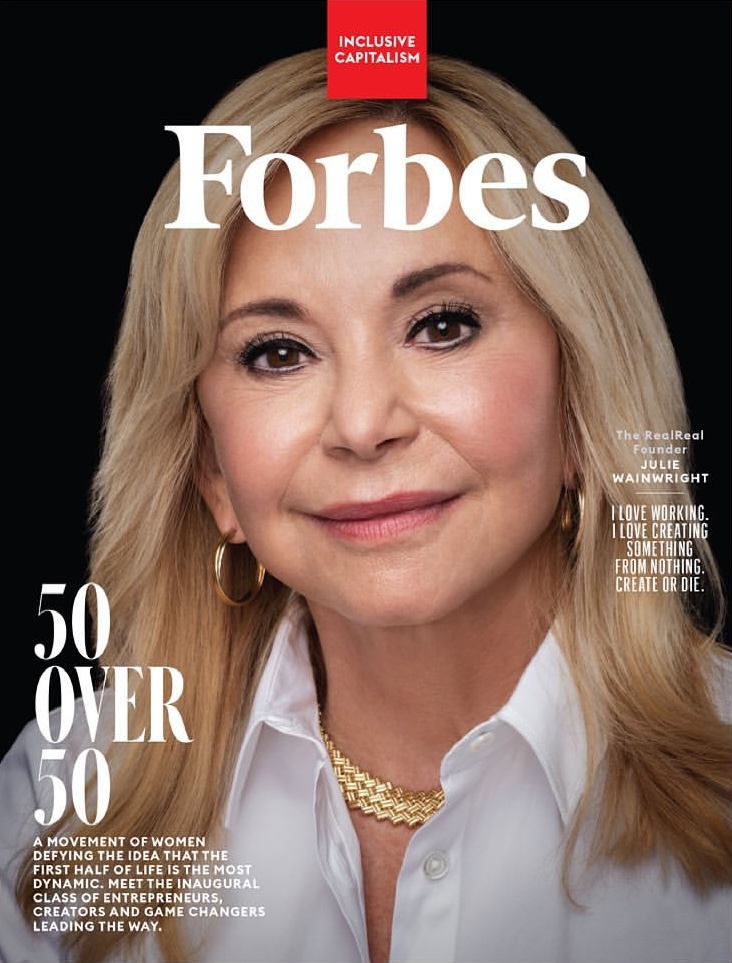 Julie Wainwright on the cover of Forbes