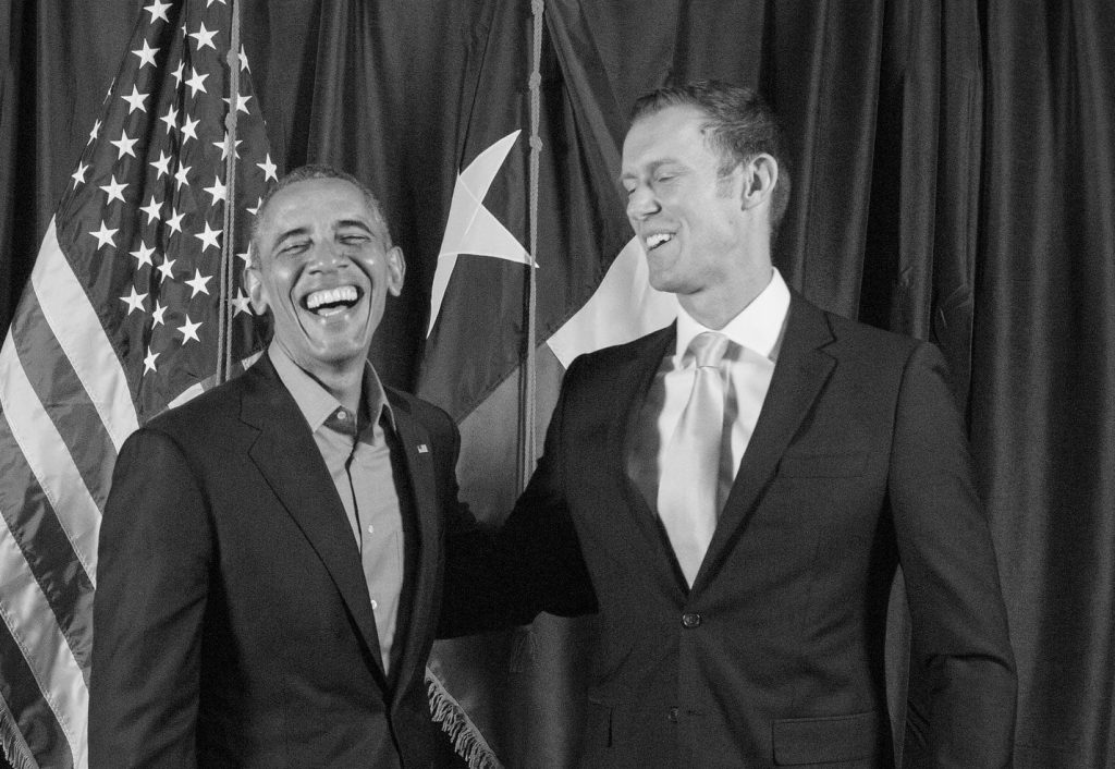 Erik Qualman with President Obama