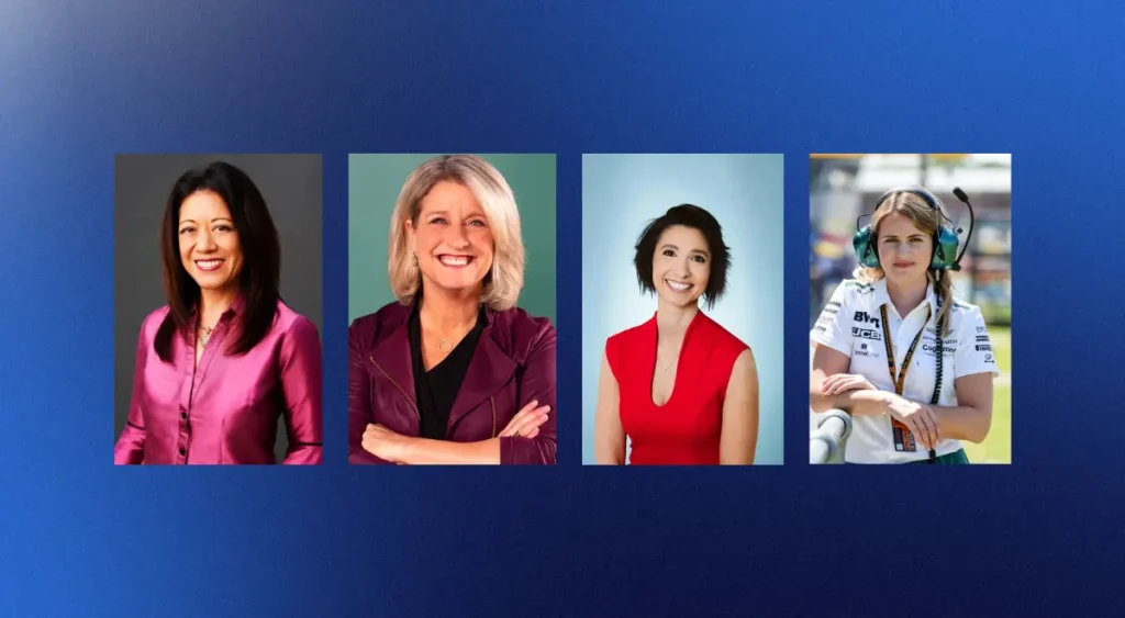 Female Innovation Speakers, Left to Right - Charlene Li, Lisa Bodell, Diana Kander, and Bernie Collins.