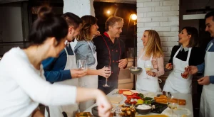 celebrity chef at an event