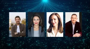 AI keynote speakers Zack Kass, Sol Rashidi, Cassie Kozyrkov and Dan Chuparkoff