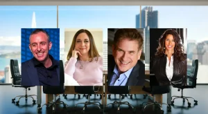 Leadership keynote speakers Will Guidara, Susan Cain, Steve Farber and Carey Lohrenz