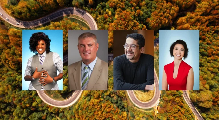 Change management speakers Cassandra Worthy, Mike Abrashoff, Shankar Vedantam and Diana Kander